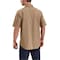 Carhartt RUGGED PROFESSIONAL SERIES Relaxed Fit Canvas Short Sleeve Work Shirt, Dark Khaki, Large, REG 102537-253LREG - alternate 2